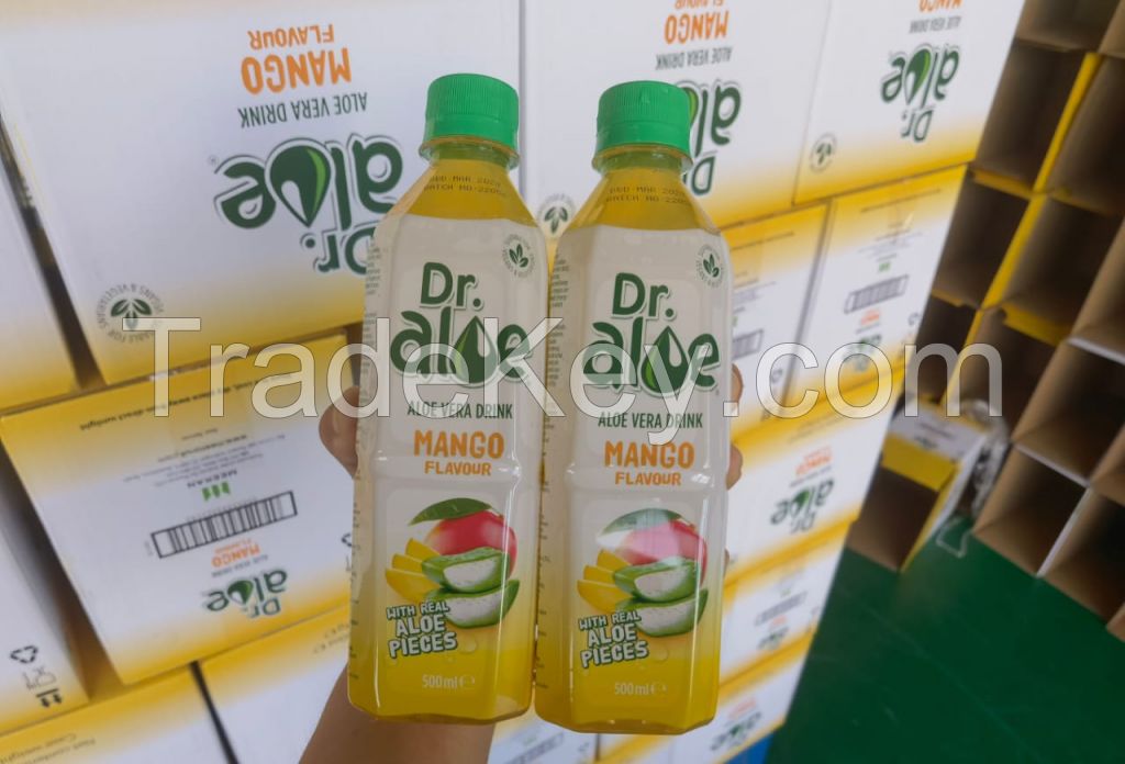 500ml aloe vera drink with private label
