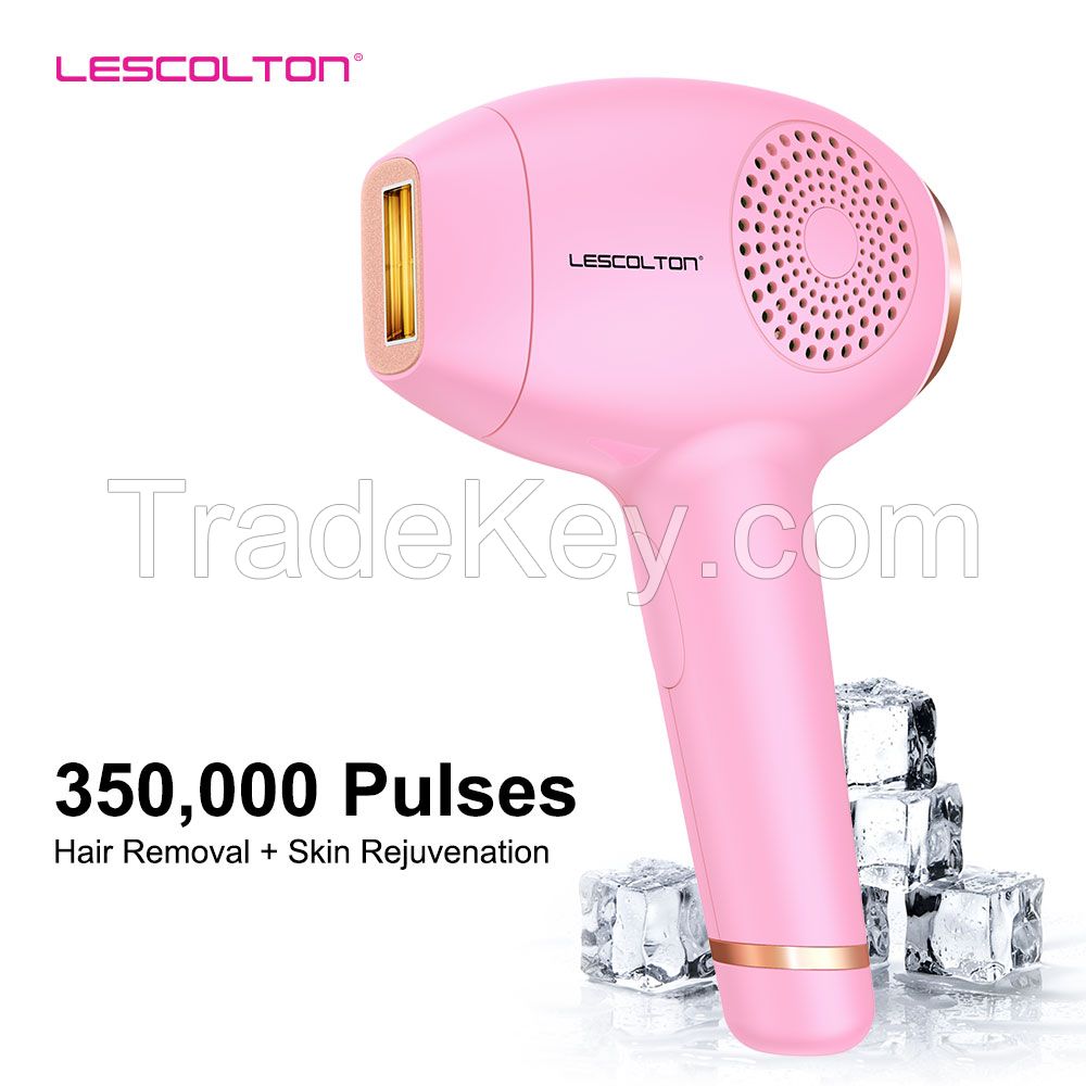 LESCOLTON factory ice cooling whole body skin care ipl touch screen hair removal device