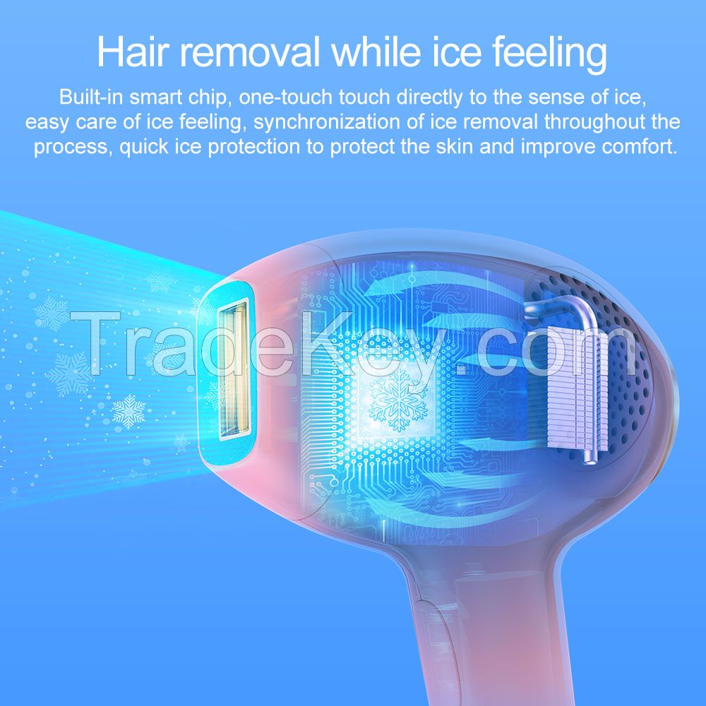 LESCOLTON factory ice cooling whole body skin care ipl touch screen hair removal device