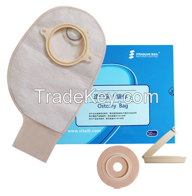 Ostomy bag two pieces 57mm Transparent