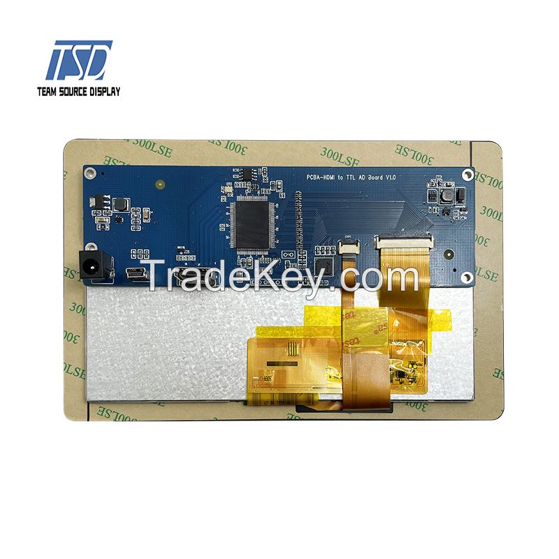 HD-MI Board 7 inch 800x480 Resolution EK9716 EK73002 IC 600nits CTP Color TFT LCD Module TFT LCD Display