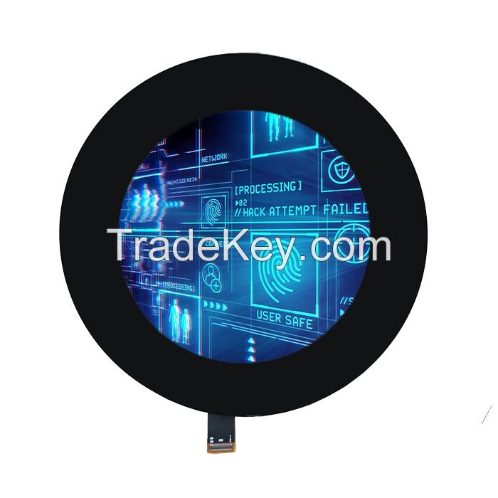5 Inch 1080x1080 Resolution IPS Glass Round TFT LCD Display with HX8399C IC