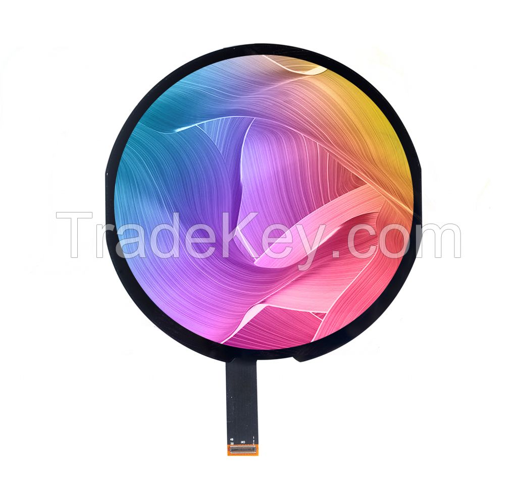 5 Inch 1080x1080 Resolution IPS Glass Round TFT LCD Display with HX8399C IC