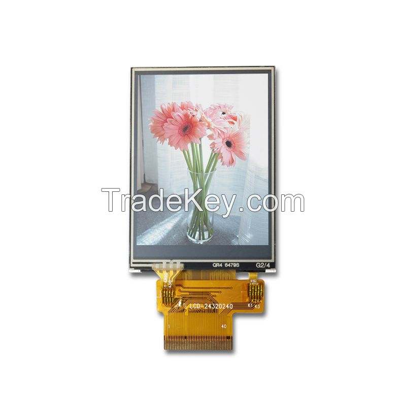2.4 Inch 240x320 220nits NV3029G-01 IC TFT LCD Module With MCU Interface