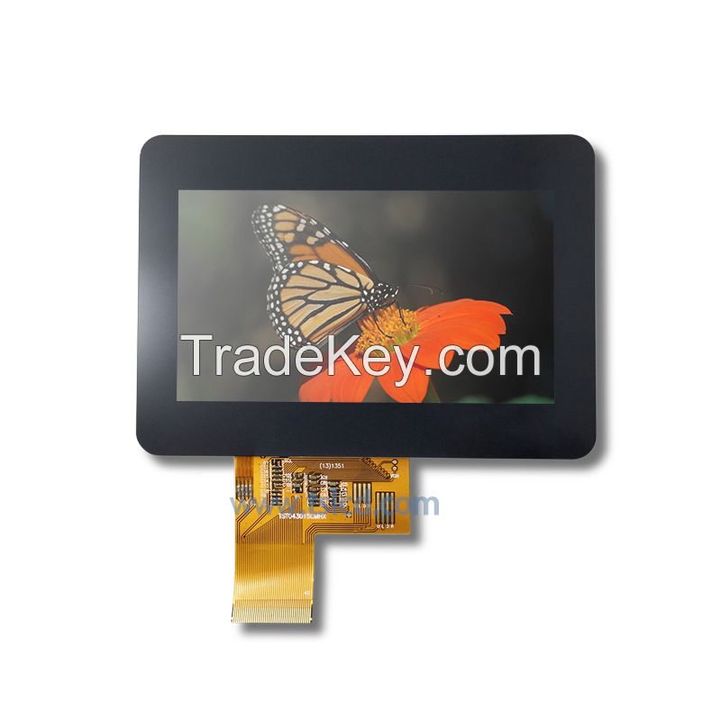 4.3 Inch 480x272 HX8257 IC 340nits TFT LCD Display Screen With RGB Interface