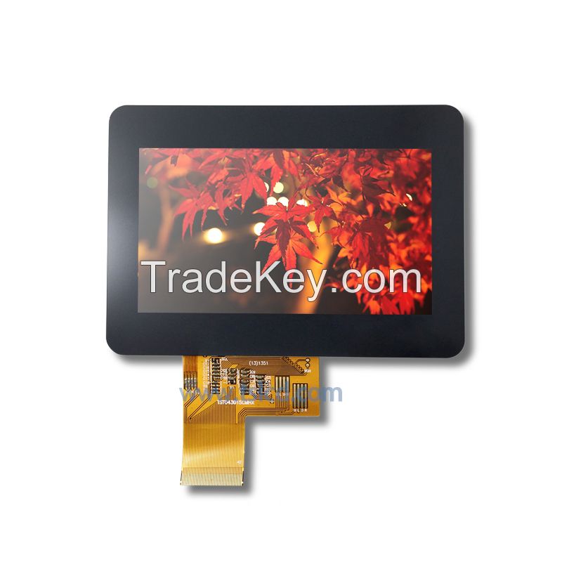 4.3 Inch 480x272 HX8257 IC 340nits TFT LCD Display Screen With RGB Interface