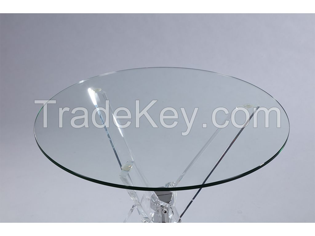 clear acrylic side table, end table