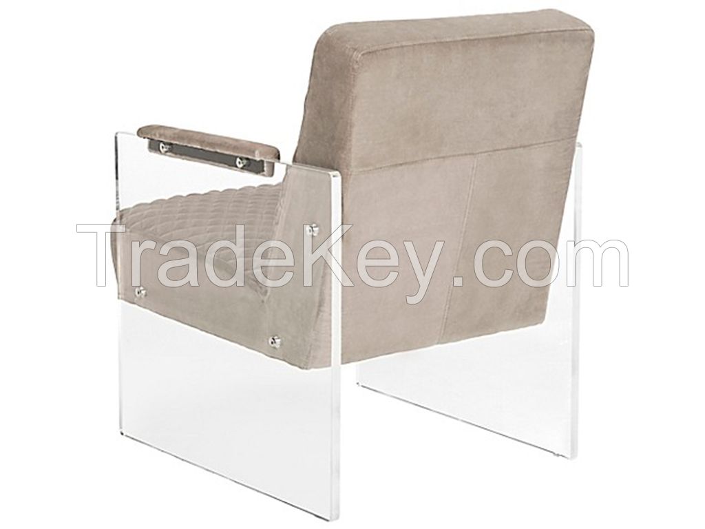 acrylic lounge chair sofa chair