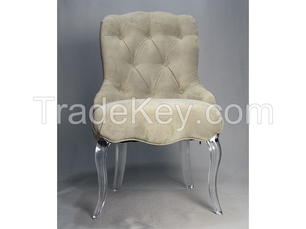 acrylic lounge chair sofa chair