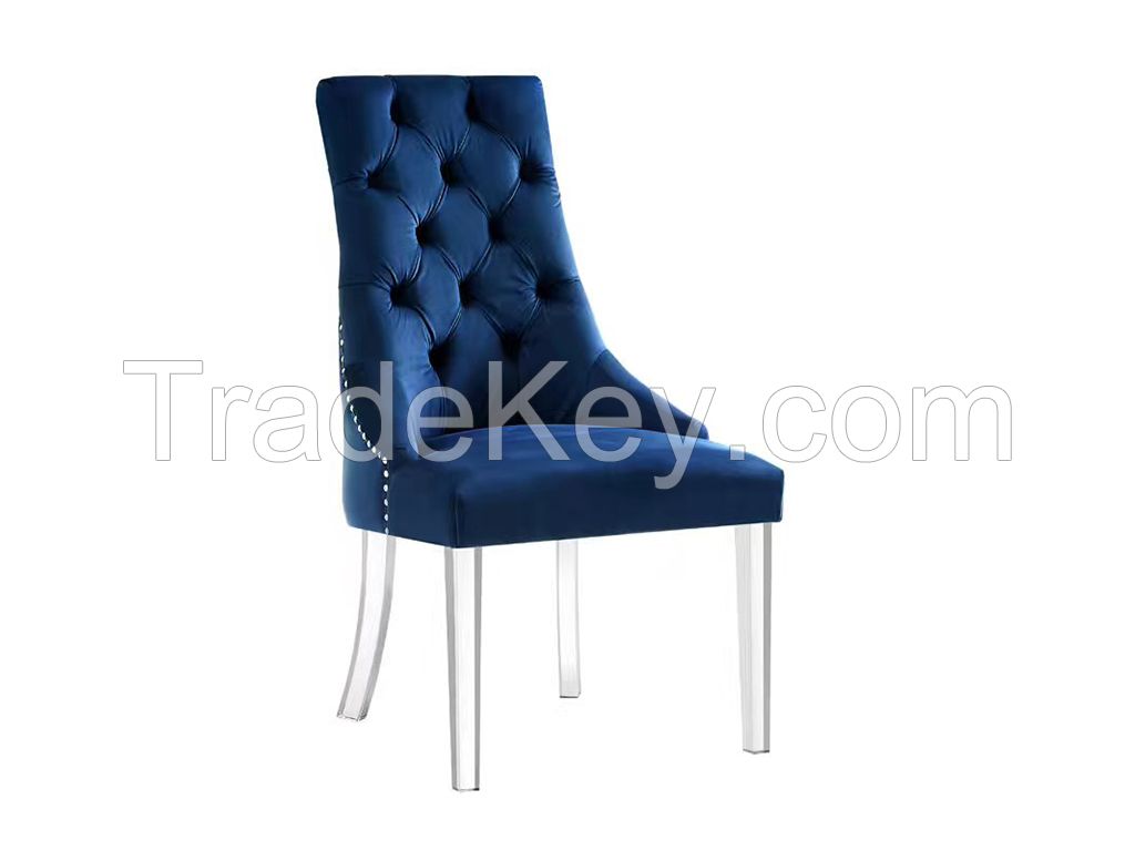 acrylic dining chair side chair