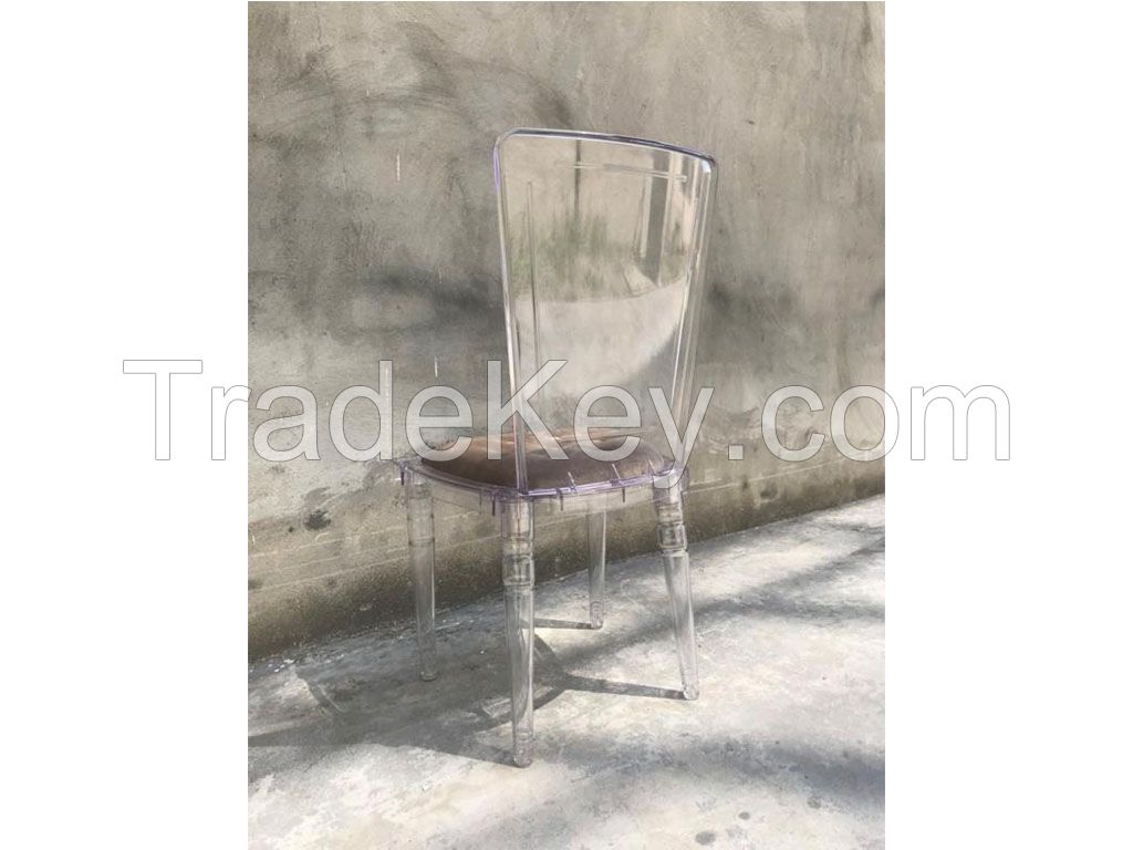 clear PC side chair