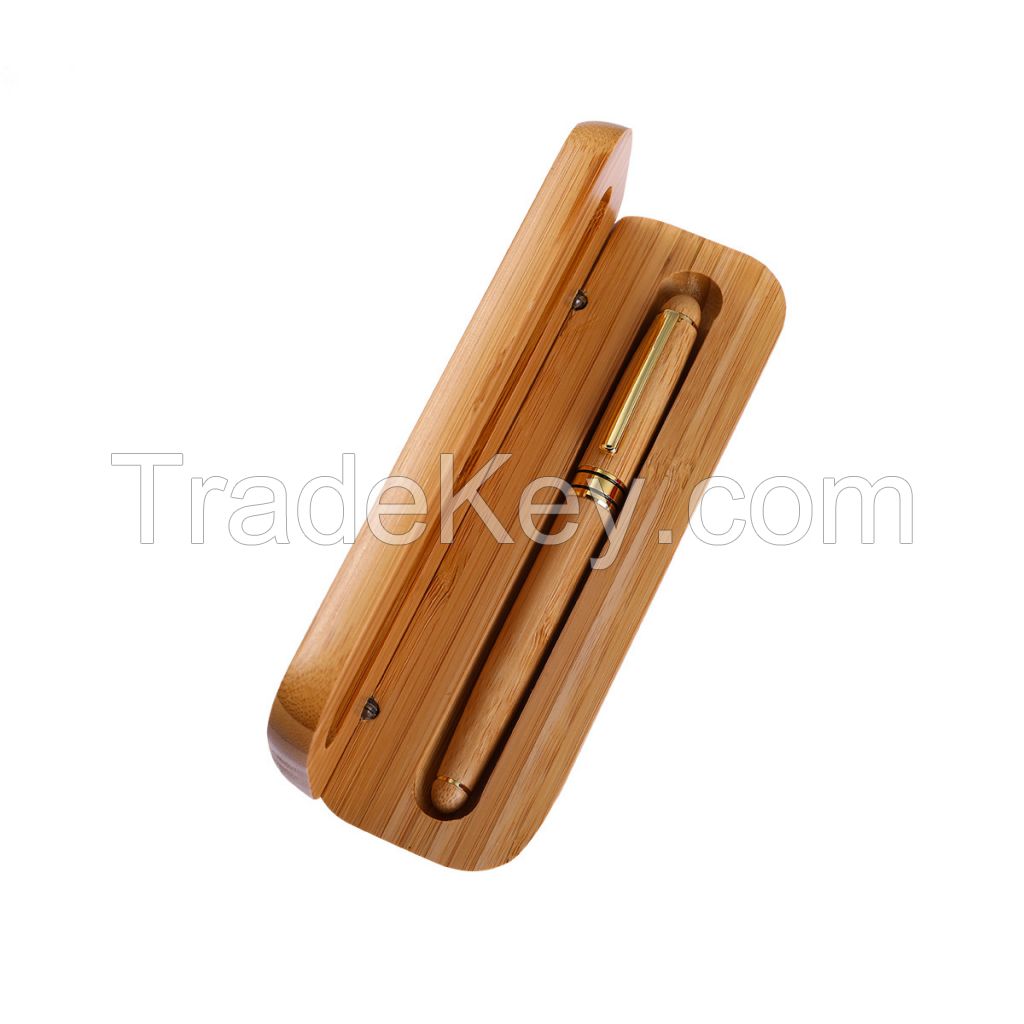 Chinese calligraphy pen manufacturer Bamboo wholesale-fountain pens sets with bamboo pen box
