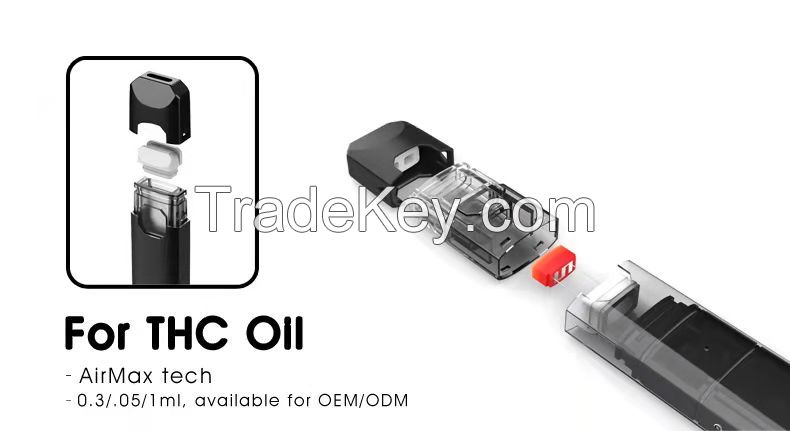 Wholesale disposable empty vaporizer for cbd thick oil vape pen 0.5/1ML tank capacity smoking device support OEM&ODM