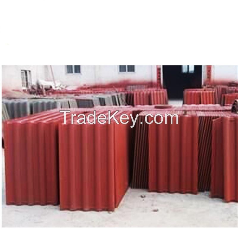 large cement colored roofing tile equipment