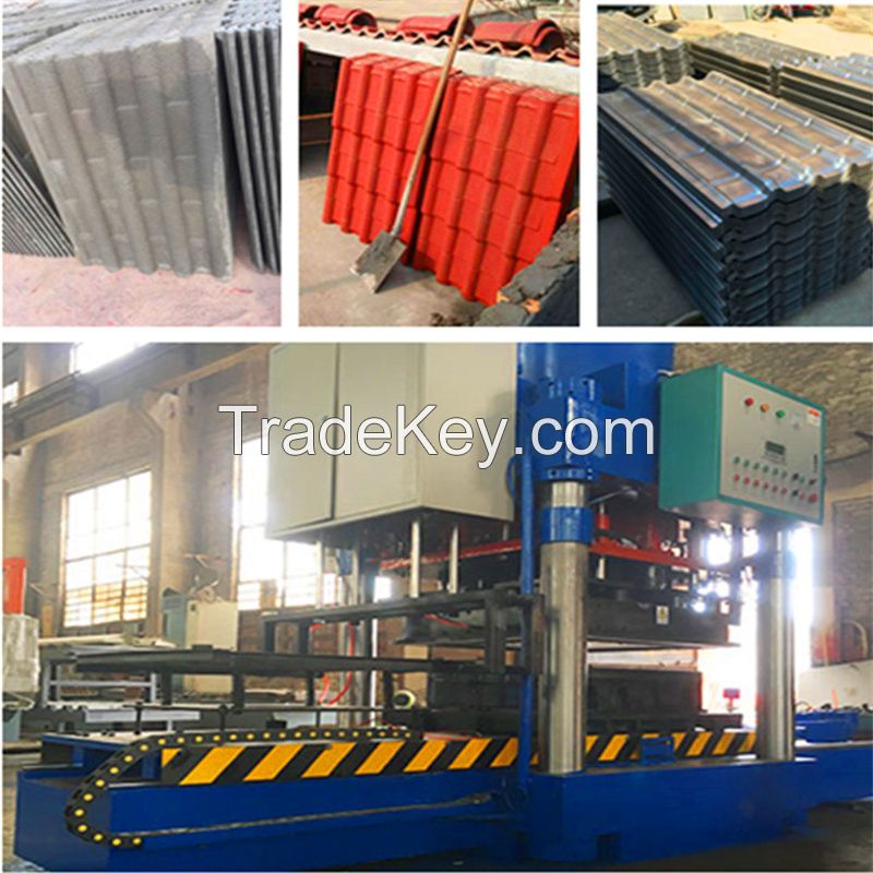 large concrete sand roof tiles molding machinery