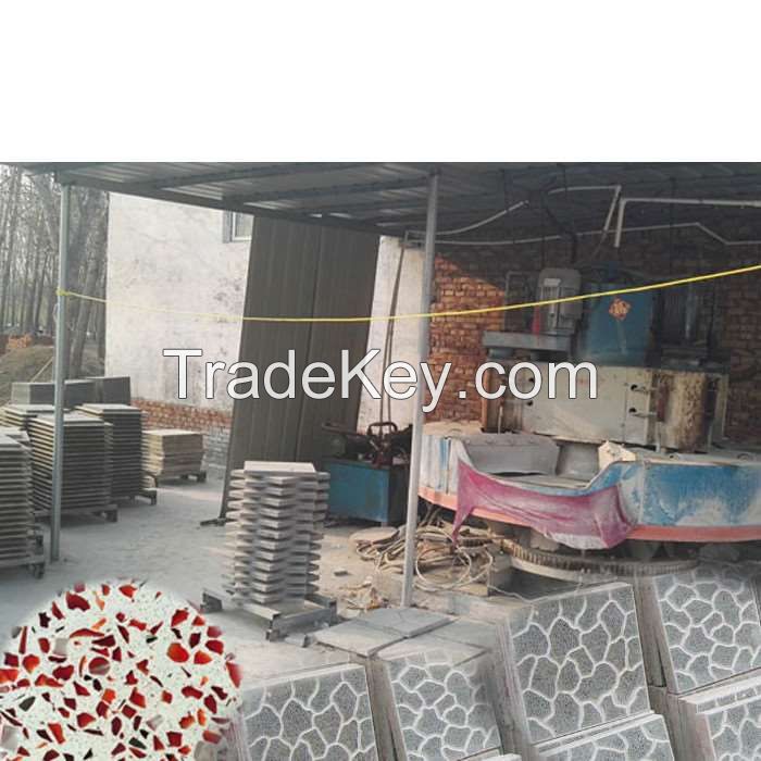 100,000 m2 annual hydraulic cement terrazo tile production line