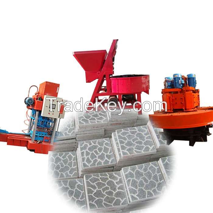 Producing 300x300 400*400mm floor tiles Cement tile making and press machine for outdoor 