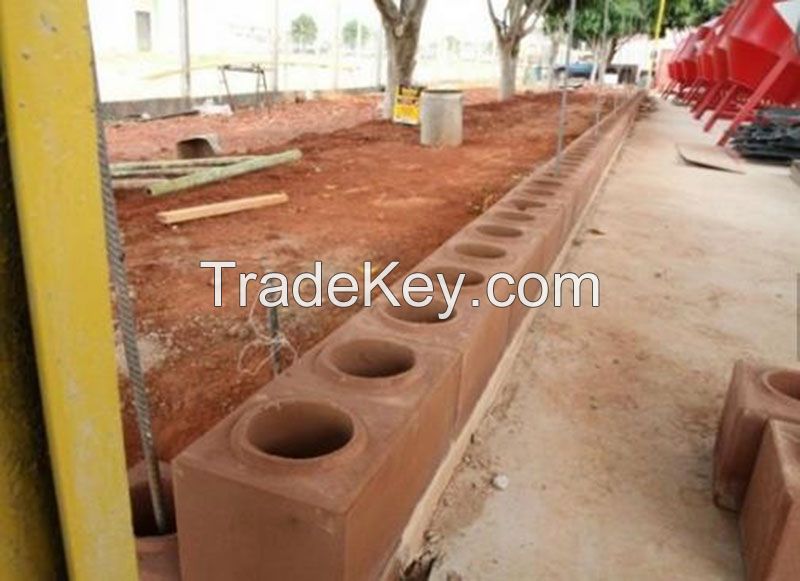 machine for making clay soil blocks bricks for sale