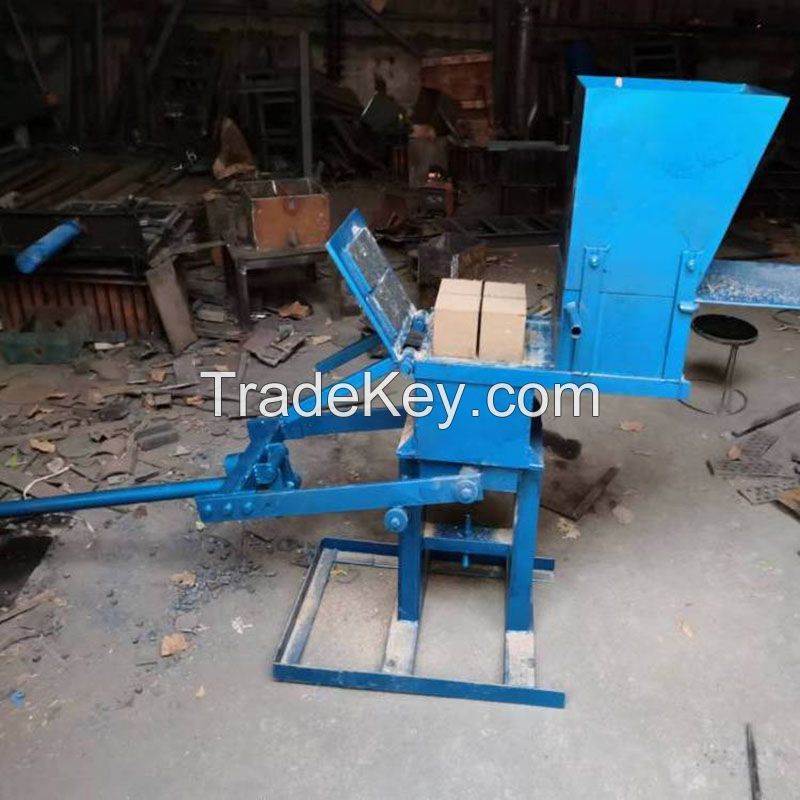 Low price manual interlocking block machine to make brick