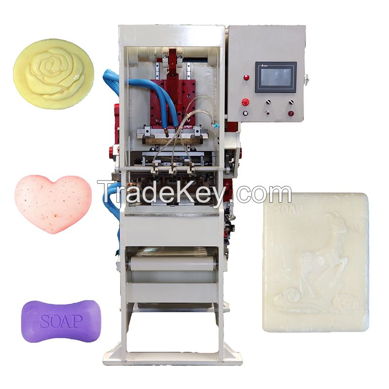 automatic soap press toilet soap molding machine embossing printer for sale