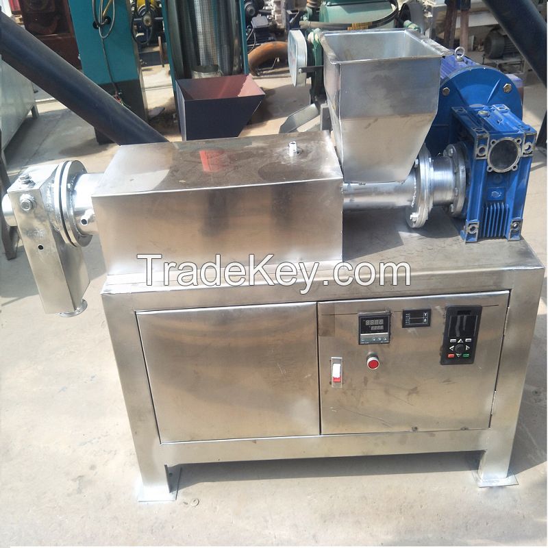 Industrial chemical extruder twin screw vacuum Soap plodder machine