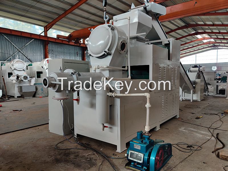 Factory direct sales Twin-screw vacuum soap extruder Plodder and refiner machine for bar soap 