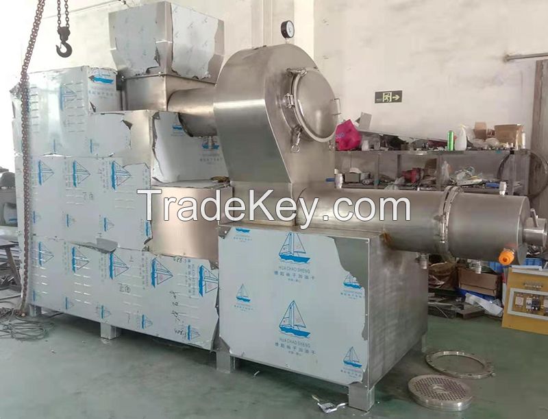 Factory direct sales Twin-screw vacuum soap extruder Plodder and refiner machine for bar soap