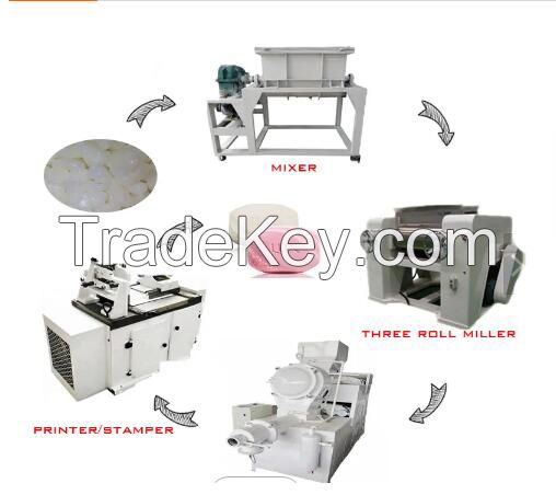 automatic laundry bath Soap noodles forming equipment for soap bar making