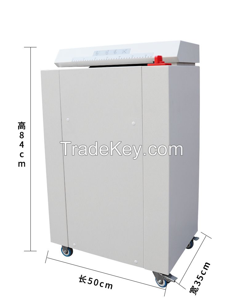 High efficient electric crinkle paper shred machine cutting shredding machine for paper