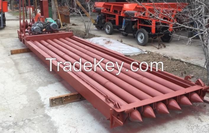 Affordable large span precast concrete hollow core slab moulding machine for flooring