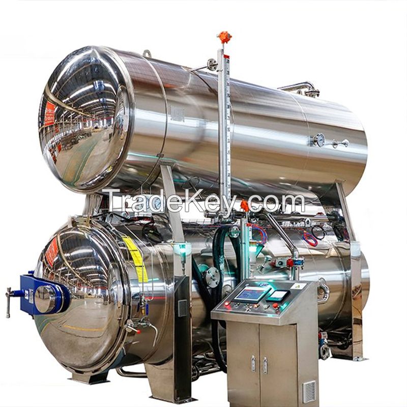 Automatic spray sterilizing kettle Food machinery processing
