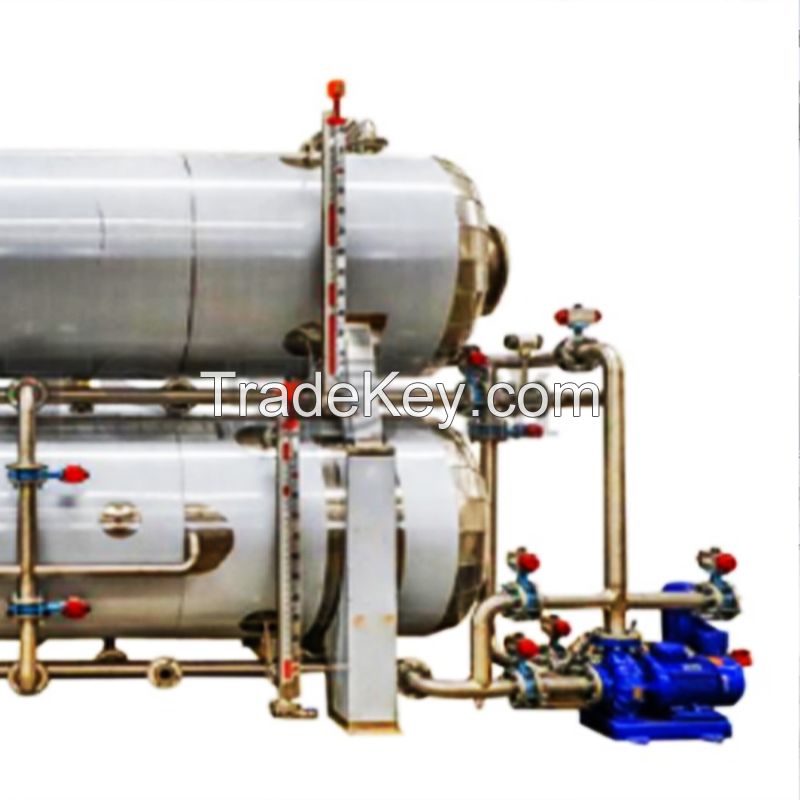 Automatic spray sterilizing kettle Food machinery processing