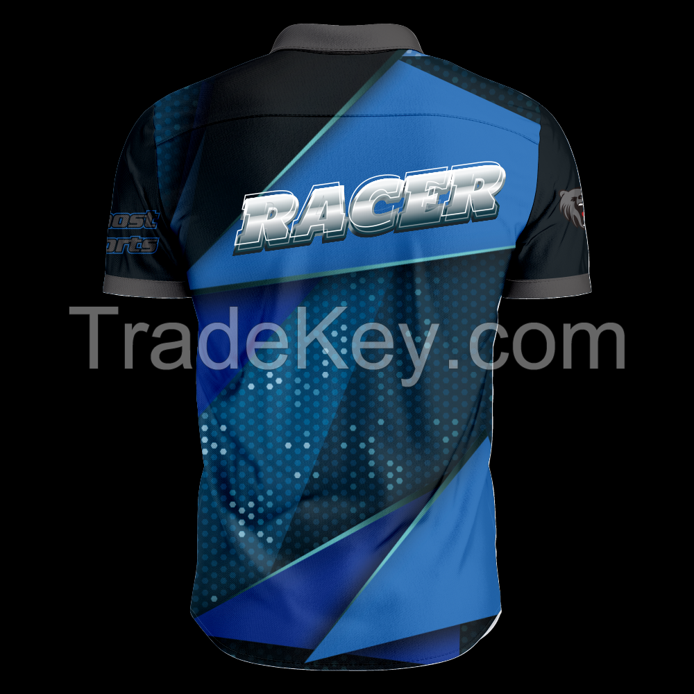 Custom Sublimation Polo Shirt with Short Sleeves of New Style