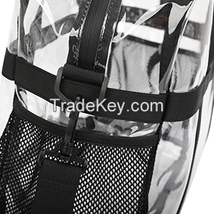 Clear bags Stadium Approved Clear Tote Bag with Zipper Closure Crossbody Messenger Shoulder Bag with Adjustable Strap