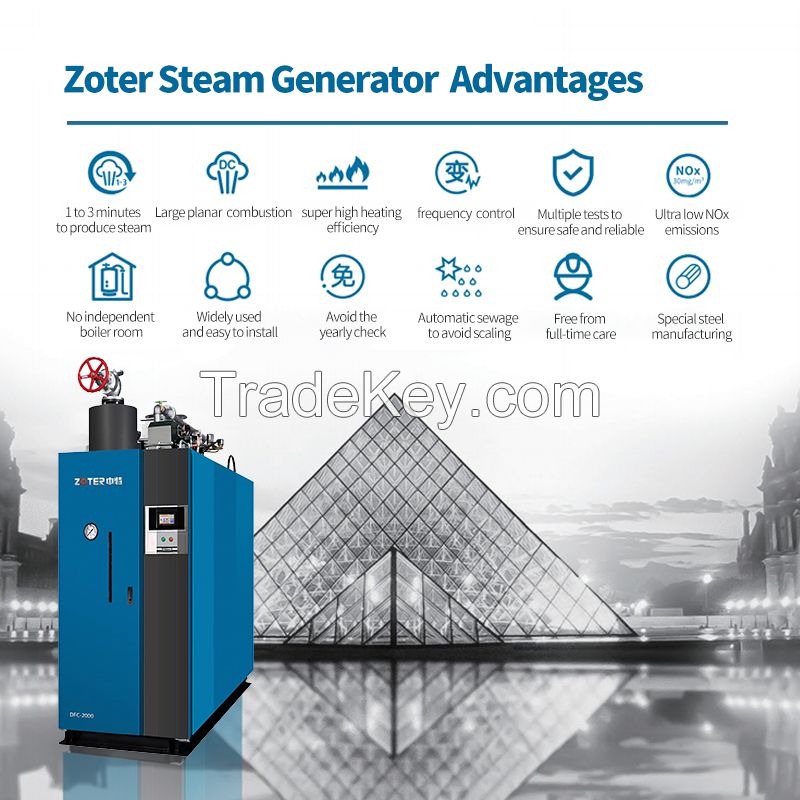 ZOTER Multi-Tubular vertical Gas Fired  Steam Generator