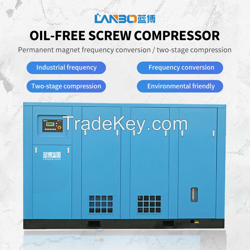 Oil-free screw compressor