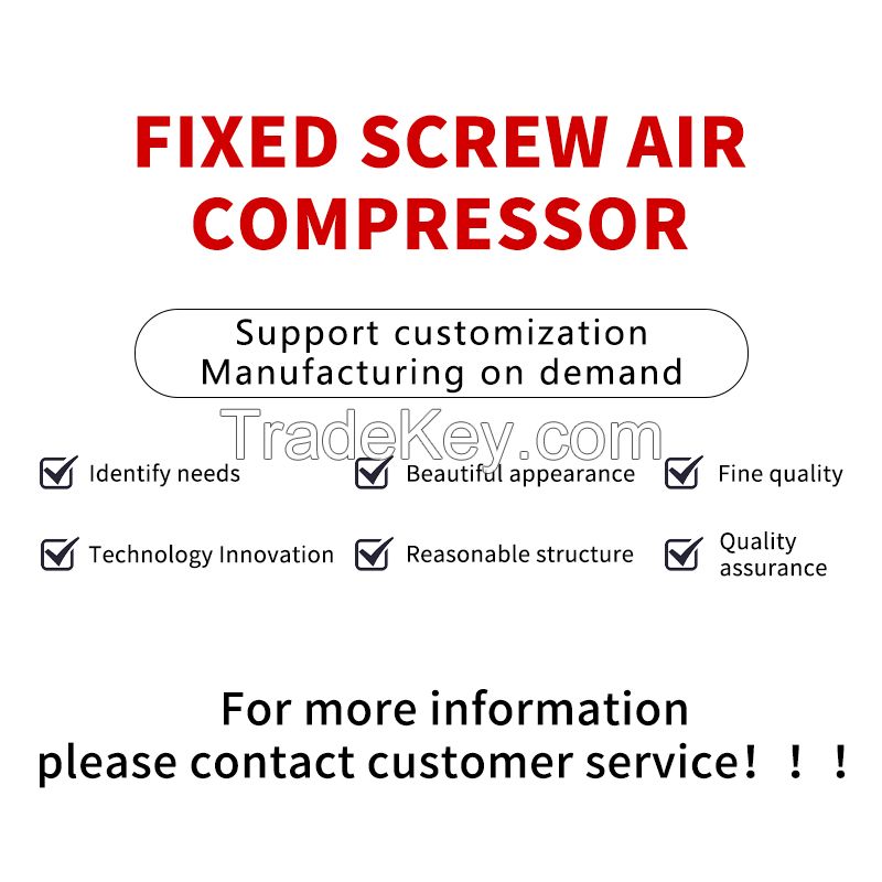Fixed screw air compressor