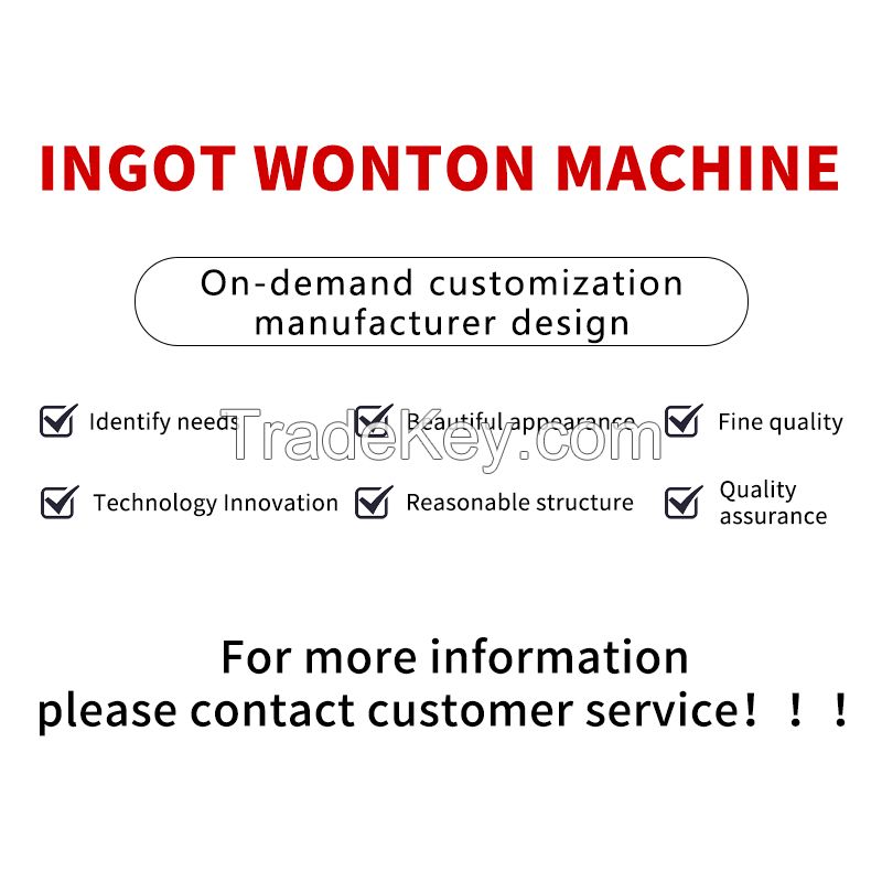 Kanghe High Quality Ingot Wonton Machine