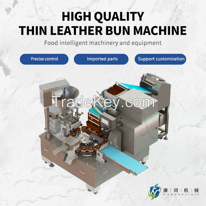 Thin leather bun machine