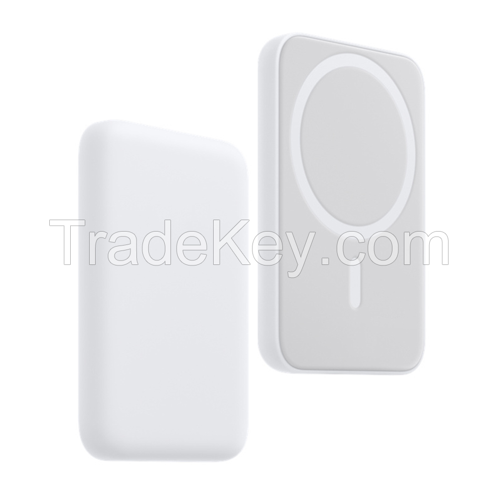 2022 new Magsafe Magnetic Wireless 5000mah 10000mah Power Pack pocket Power Bank 