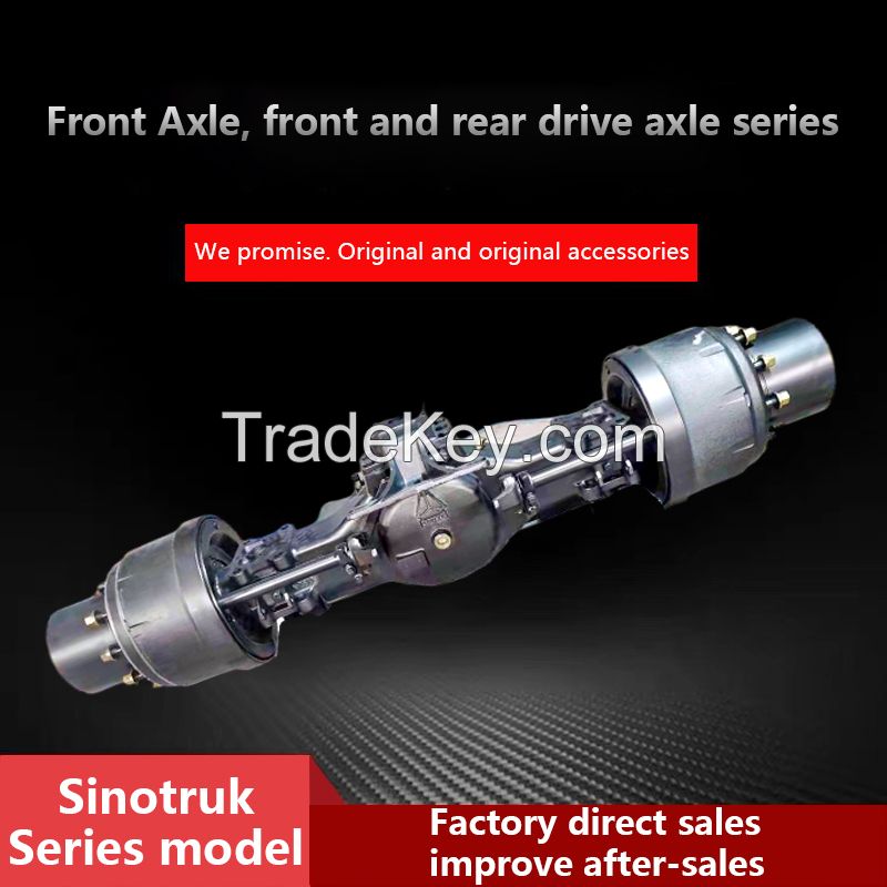 Sinotruk series models, front axle, front and rear drive axle assembly