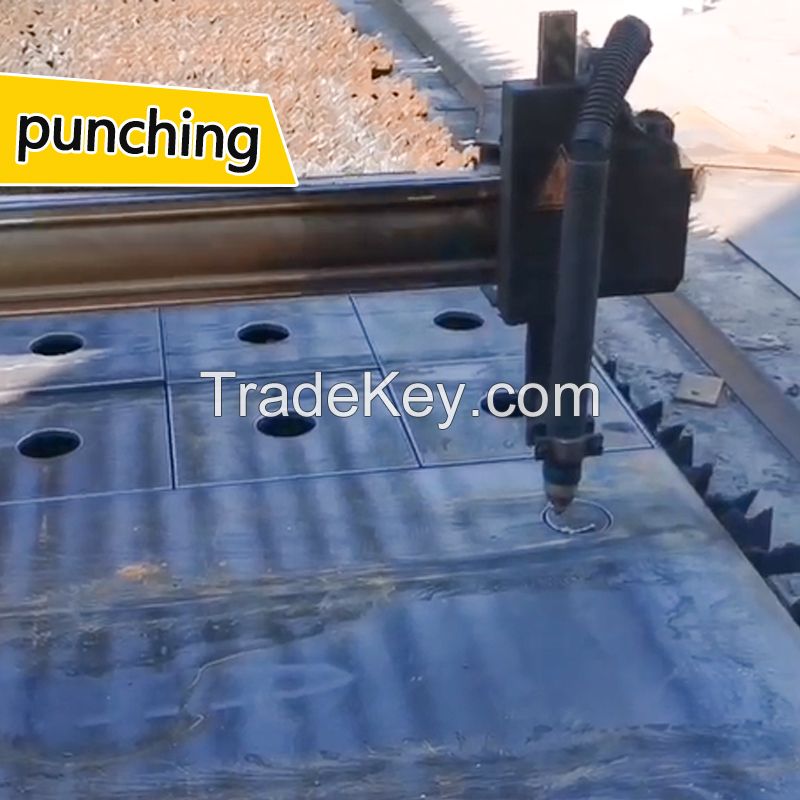 Customized Steel Plate Processing Service Bending Welding Cutting Punching Decoiling  Etc