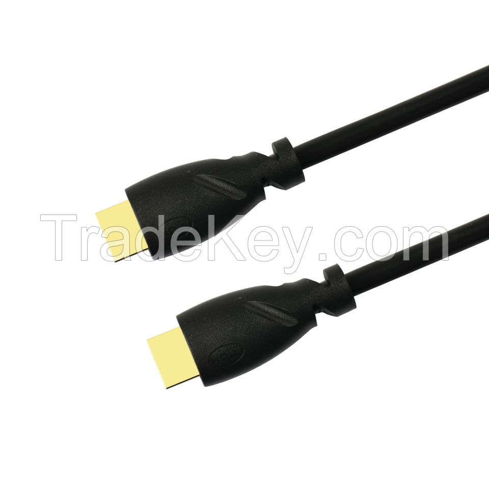 China Professional Manufacture HDMI 2.0 Cable 1M 1.5M 2M 3M 18Gbps HDMI 4K Cable Black