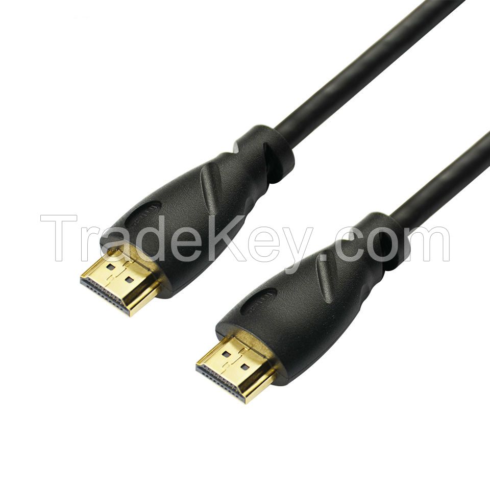 China Professional Manufacture HDMI 2.0 Cable 1M 1.5M 2M 3M 18Gbps HDMI 4K Cable Black