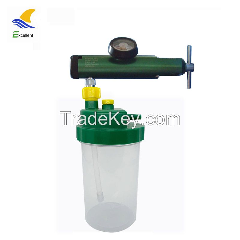 Humidifier bottle for oxygen concentrator