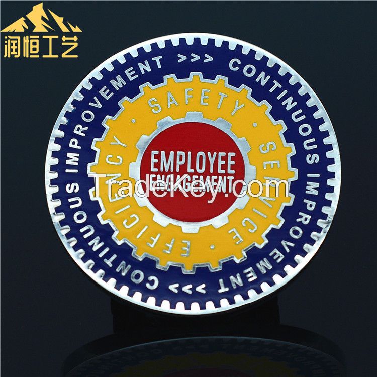 Customized metal commemorative coins Commemorative anniversary activities Tourism gifts Commemorative chapter customized