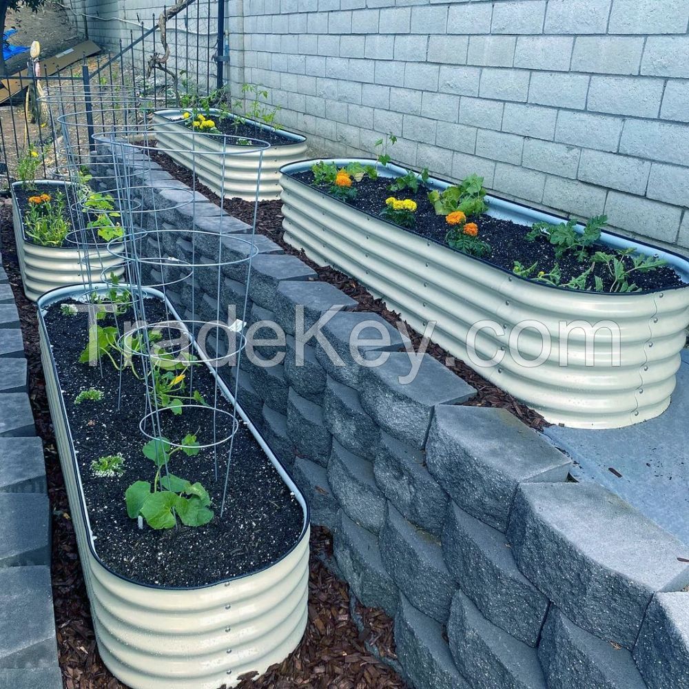 Metal Modular Raised Garden Bed/Planter Boxes
