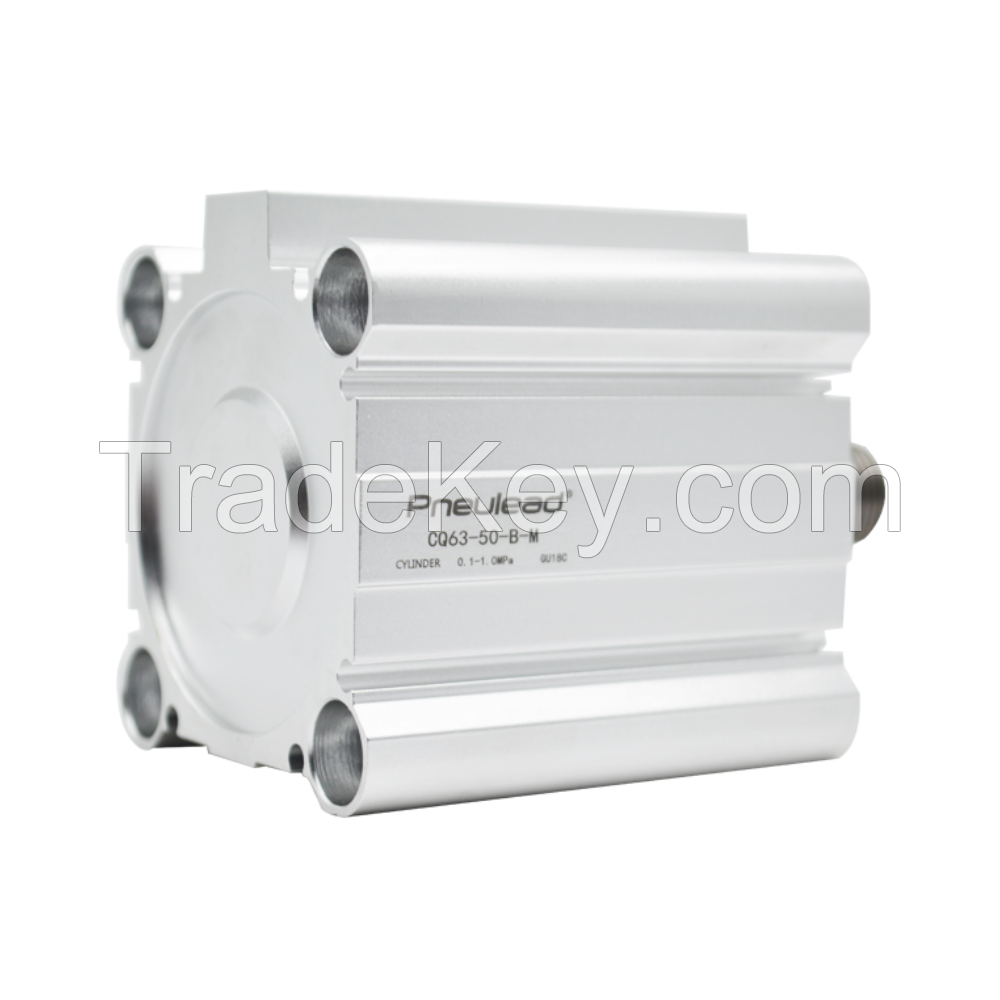 China Pneulead High Quality CQ series Air Compact Cylinder Pneumatic Cylinder Air Actuator with Magnet(Large bore)