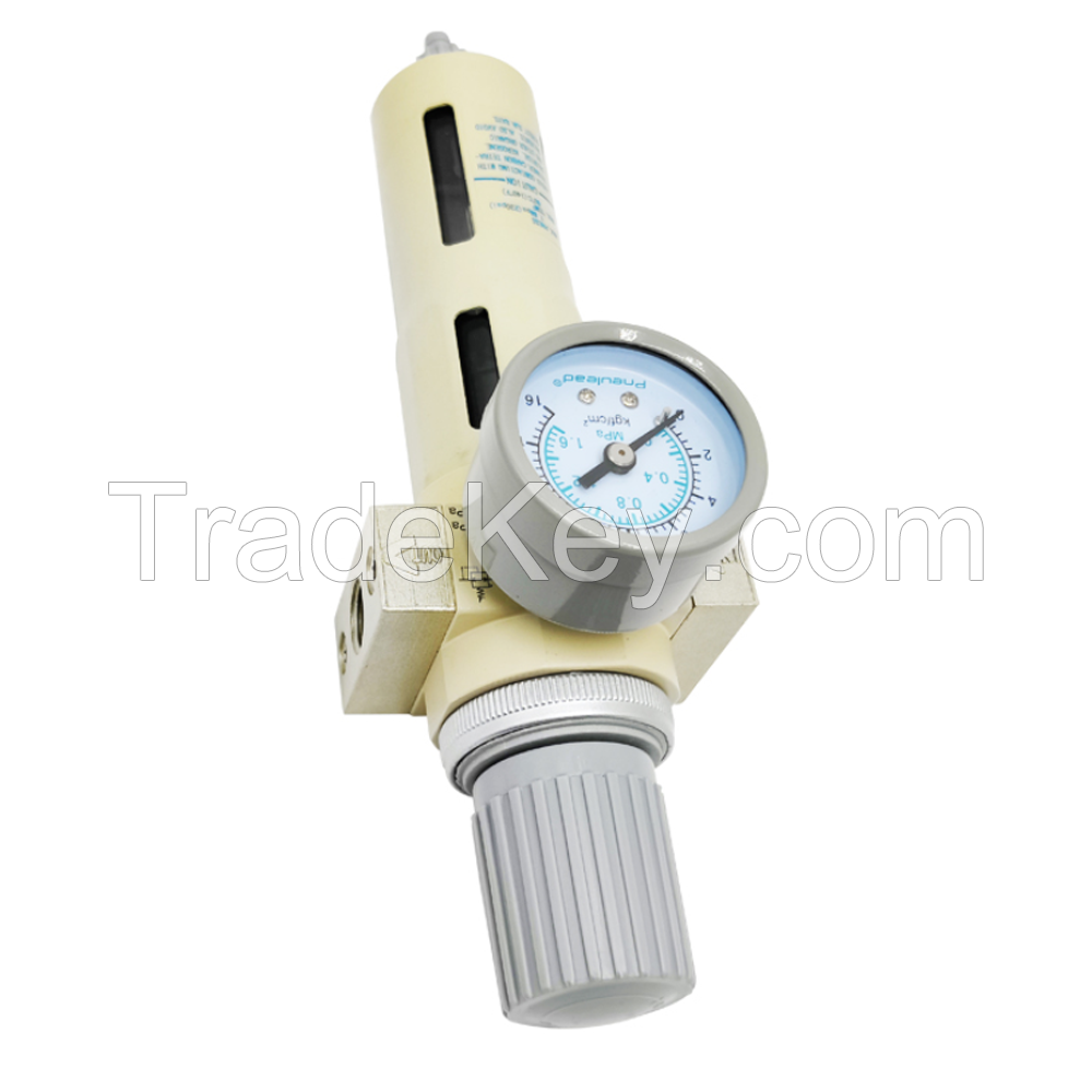 China High Quality Pneulead PFW series Air Filter Regulator FRL Air source treatment unit Pneumatic Filter Regulator