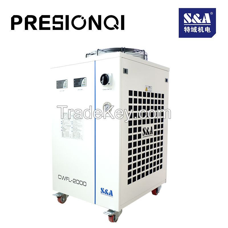 S&A CWFL 2000 Chiller Water Cooled 2hp  Water Circulation Chiller Water Chiller Machine Cooling